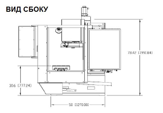 fadal 3016fx 0i3 Стандартные механические характеристики Fadal VMC 3016FX c ЧПУ GE Fanuc Oi MC